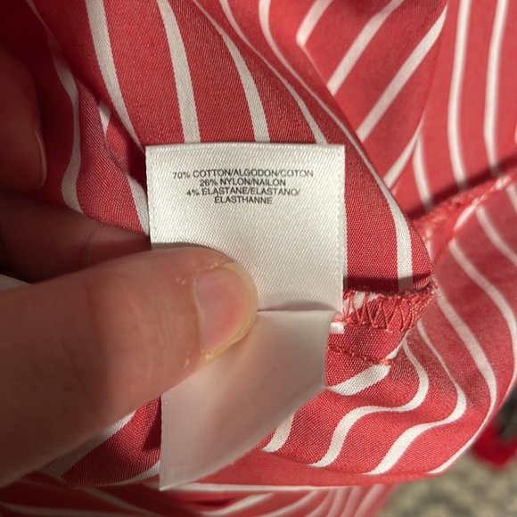 Anne Klein Button Down 3/4” Bell Sleeve Shirt - Picture 10 of 11